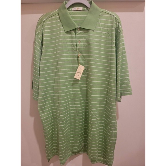 Peter Millar Men's New with tags Polo Palm Green XL - Picture 4 of 5